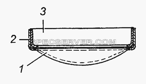 5320-1101087-10 Сетка выдвижной трубы в сборе для КамАЗ-6450 8х8 (список запасных частей)
