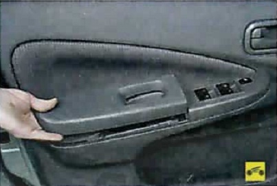 Nissan Almera Classic. ДВЕРИ. СНЯТИЕ И УСТАНОВКА ОБИВКИ ПЕРЕДНЕЙ ДВЕРИ