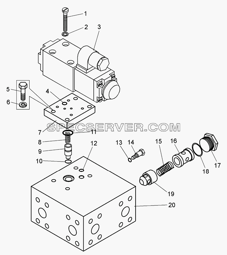 Коллектор 75600-3408800 для БелАЗ-75600 (список запасных частей)