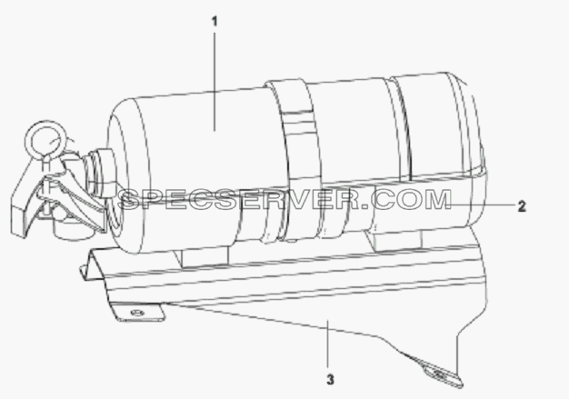 3910A-C0100 Огнетушитель для DFL-3251A Euro3 (список запасных частей)