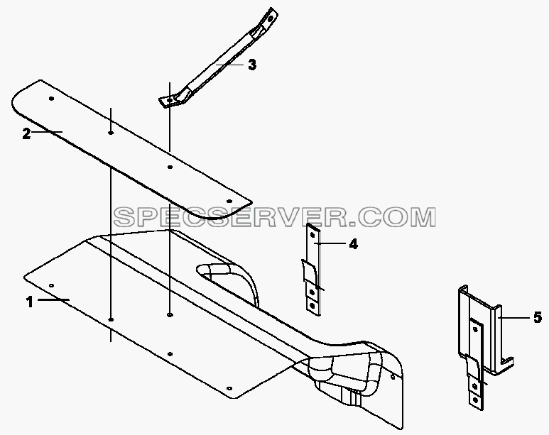8403L-C0101 Левая звукоизоляционная панель для DFL-3250A1-K09-003-01 (список запасных частей)