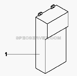 3771B-K0300 Задняя распределительная коробка для DFL-3250A1-K09-003-01 (список запасных частей)