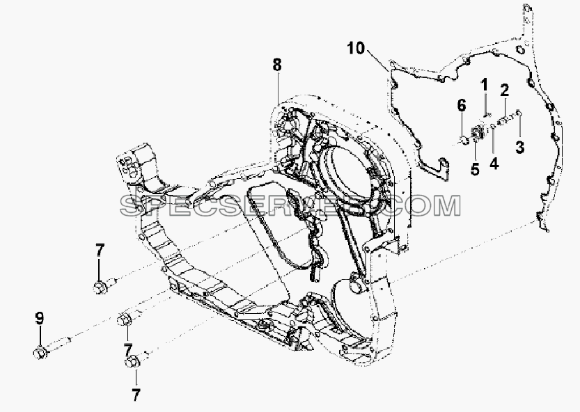 Gear Housing Subassembly для L3251A3 (вара.) (список запасных частей)