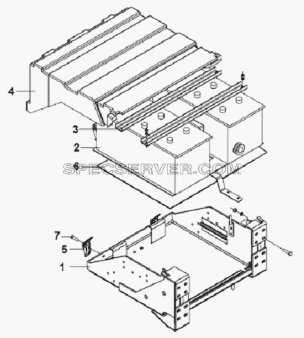 Battery Subassembly для L3251A3 (вара.) (список запасных частей)