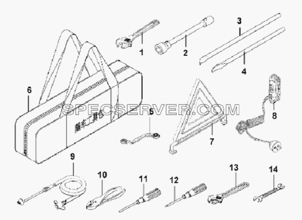 Driver Tool Subassembly для L3251A3 (вара.) (список запасных частей)