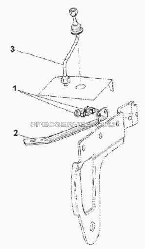 Clutch System Pipeline Subassembly-Cab для L3251A3 (вара.) (список запасных частей)