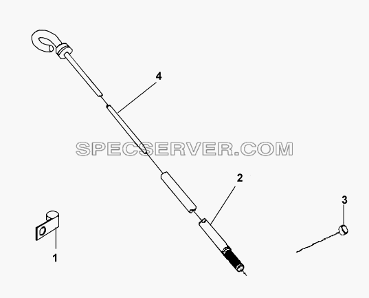 LG90191 Масляный щуп для DFL-4251A (список запасных частей)