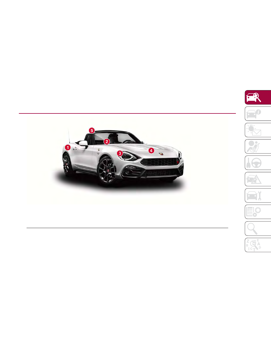 Fiat 124 Spider (2019 Year). Manual - Part 1