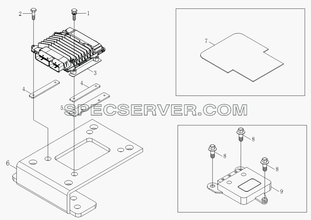 1S10513680002 Электрооборудование для BJ1051, BJ1061 (Aumark) (список запасных частей)