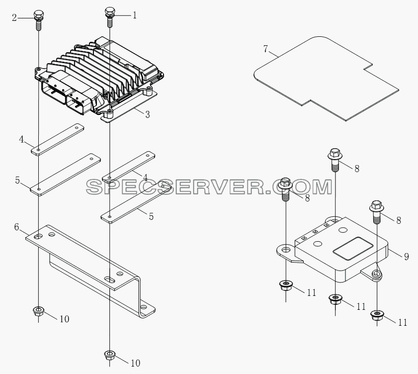 1S10613680102 Электрооборудование для BJ1051, BJ1061 (Aumark) (список запасных частей)