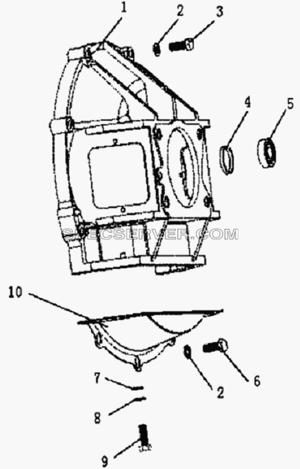 Clutch shell для HFC 1020K-D126 (список запасных частей)