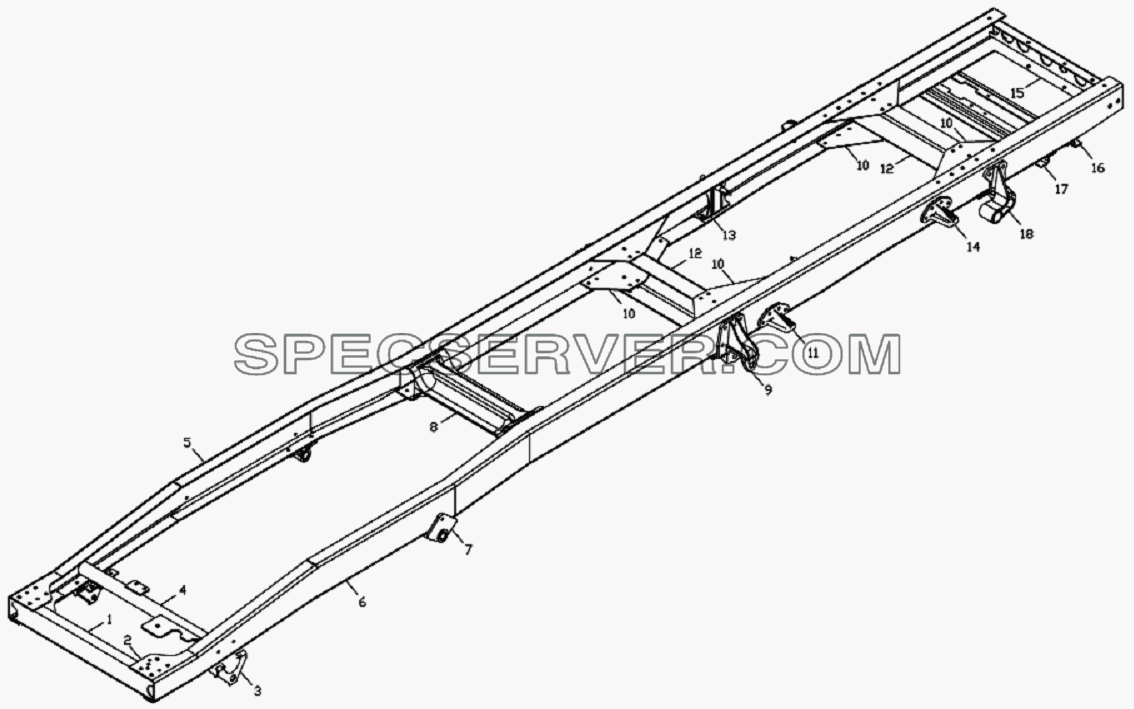 2800D134 Frame unit для HFC 1020K-D134 (список запасных частей)