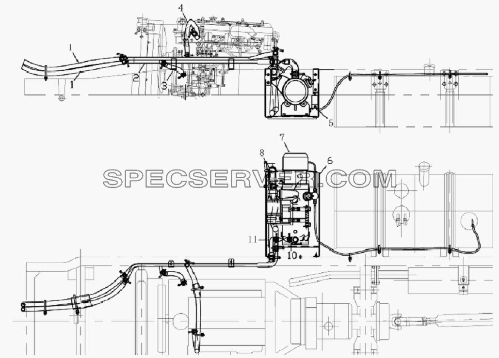 8101D134XZ Warm wind pipeline equipment для HFC 1020K-D134 (список запасных частей)