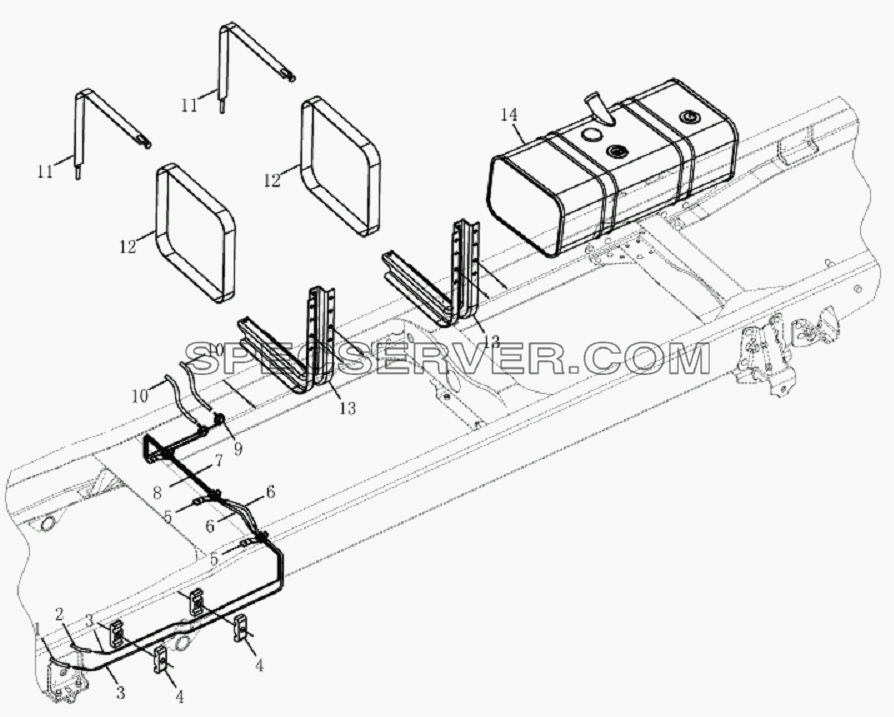 1100D134 Oil supply system equipment для HFC 1020K-D134 (список запасных частей)
