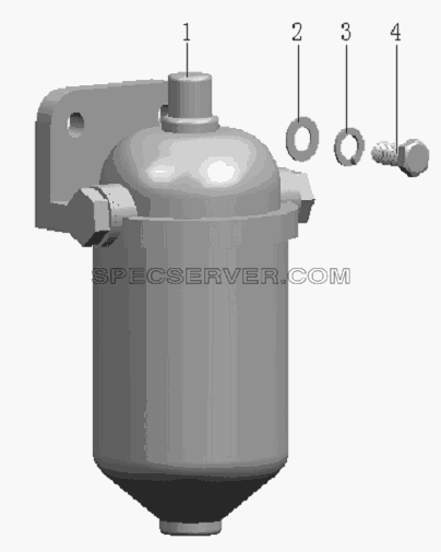 N485Q-28000 Fuel filter assembly для HFC 1020K-D134 (список запасных частей)