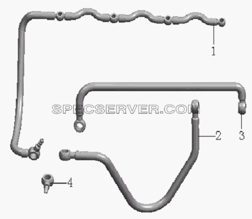 QC490Q(DI)-24000 Fuel supply system assembly для HFC 1020K-D134 (список запасных частей)