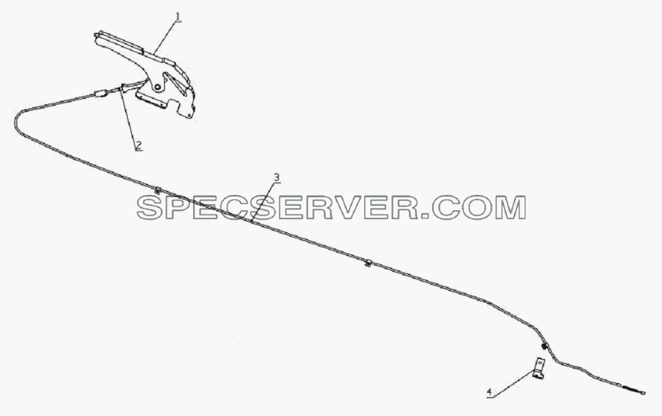 3508D4 Parking brake control system для HFC 1020K-D134 (список запасных частей)