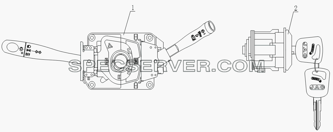 3700D1285 Electric equipment для HFC 1020K-D134 (список запасных частей)