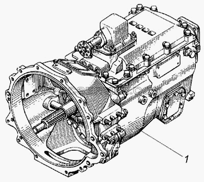 Коробка передач (комплект для запасных частей) для КамАЗ-4326 (список запасных частей)
