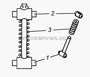 53205-5713051 Рычаг в сборе для КамАЗ-5350 (6х6) (список запасных частей)