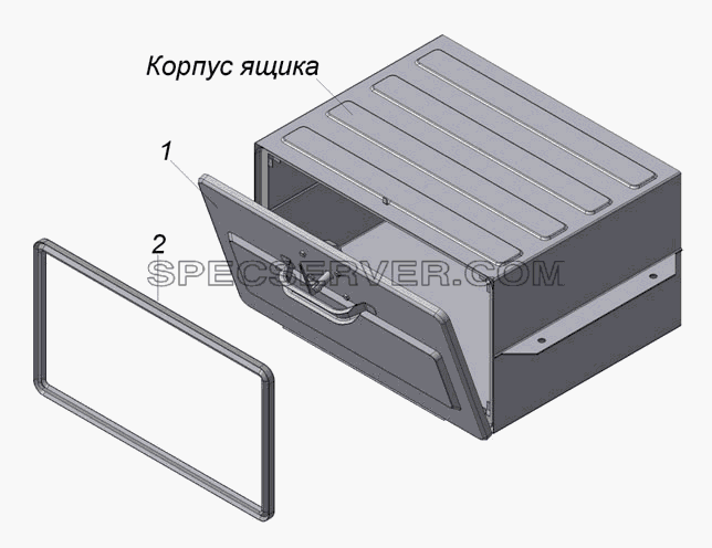 6606-3919010 Ящик для ЗИП в сборе для КамАЗ-65115 (2009) (список запасных частей)