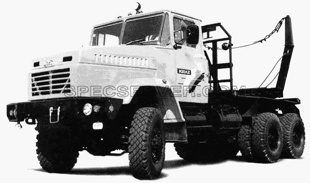 Общий вид автомобиля КрАЗ-64372 для КрАЗ-64372, 6133М6 (список запасных частей)