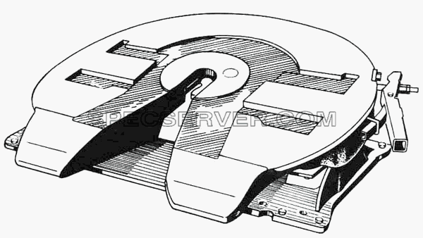 Седельно-сцепное устройство для КрАЗ-6510 (список запасных частей)