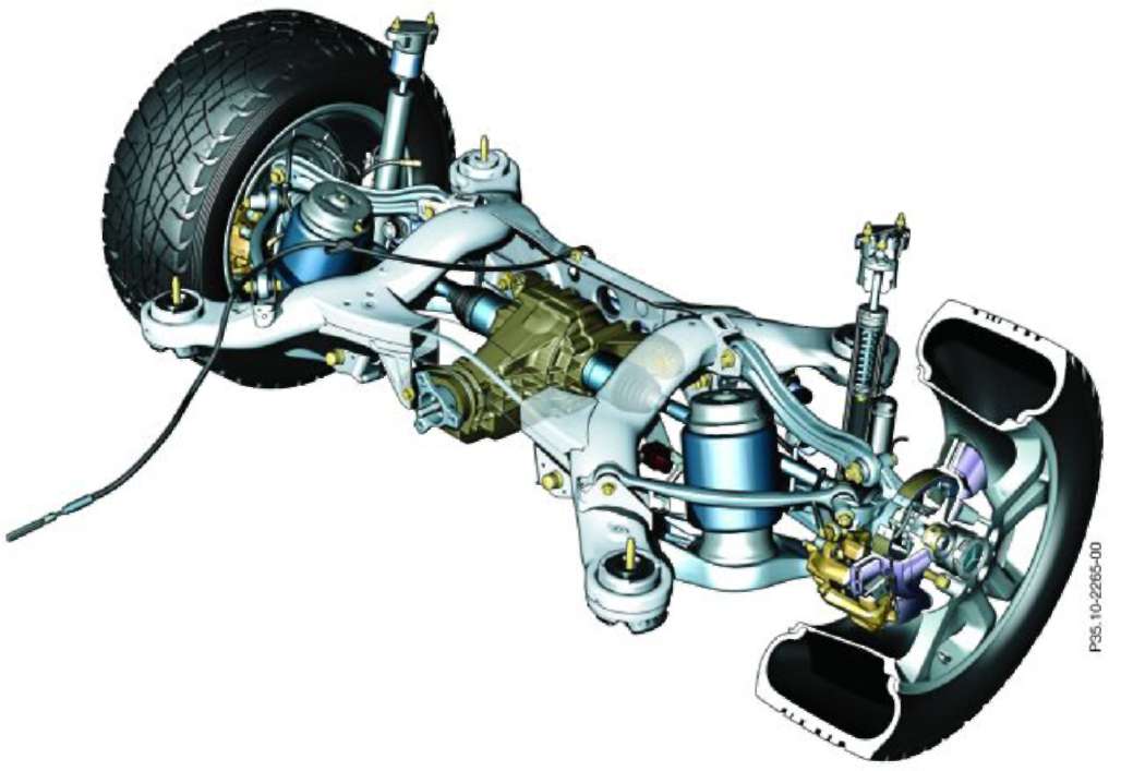 2.3 Системы полного привода Mercedes-Benz W164 (ML Class)
