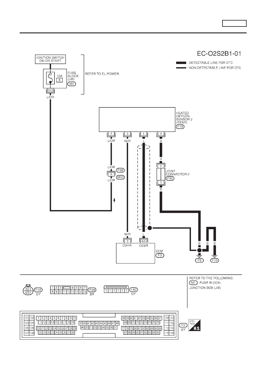 Nissan Almera Tino V10 (2001 year). Manual - part 43 GM 4 Wire O2 Sensor Wiring Diagram Zinref.ru