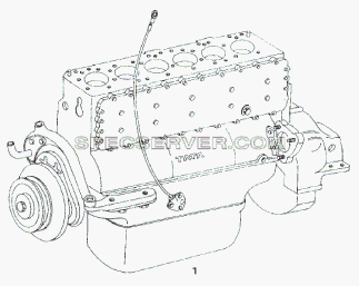 ENGINE OVERHAULING GASKET KIT для LP/LPT 613 LHD (список запасных частей)