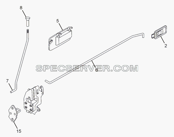 DOOR LOCK для LPT 613/34 WB Euro III (список запасных частей)