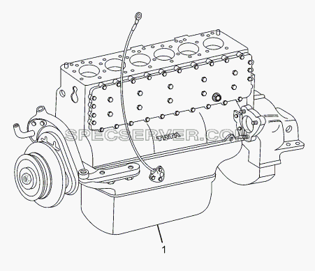 HALF BLOCK AND LONG BLOCK для LPT 613/34 WB Euro III (список запасных частей)