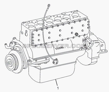 HALF BLOCK AND LONG BLOCK для LPT 613 LHD EURO II (список запасных частей)