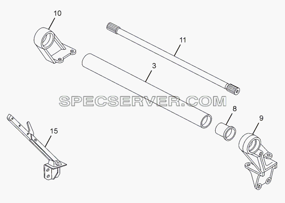 CAB MOUNTING (FRONT) для LPT 613 LHD EURO II (список запасных частей)