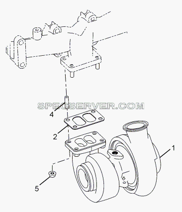 TURBOCHARGER для LPT 1618 ТС/52 (список запасных частей)